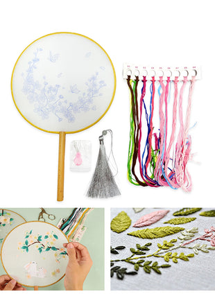 Handmade embroidery gift set