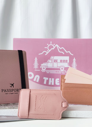 Pink travel companion set